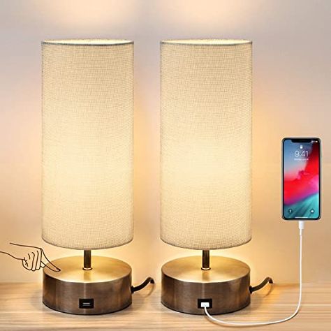 Touch Lamps Bedside, Night Stand Light, Modern Nightstand Lamps, Touch Lamps, Square Table Lamp, Bedroom Lamps Nightstand, Round Table Lamp, Bedside Desk, Modern Bedside