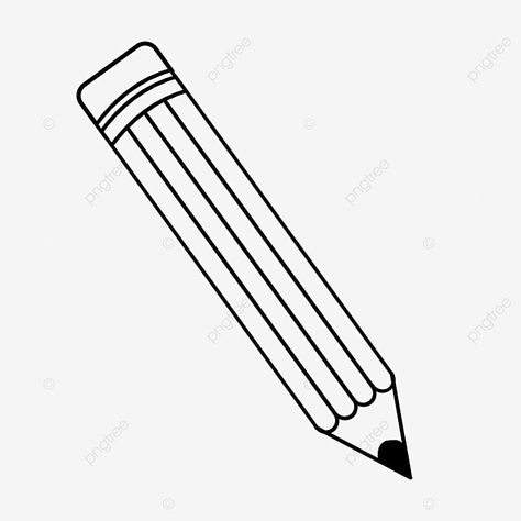 Pencil Clip Art Black And White, Pencil Outline Drawings, Pencil Clipart Black And White, Easy Pen Drawing, Pencil Images, Pen Clipart, Pencil Outline, Pen Vector, Pencil Picture