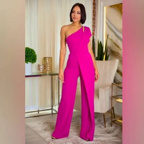 Pink Jumpsuits Outfit, Indian Jumpsuit, Peplum Jumpsuits, Colorful Jumpsuit, One Shoulder Jumpsuit, Jumpsuit Outfit, Pink Jumpsuit, Strapless Jumpsuit, Fairytale Dress