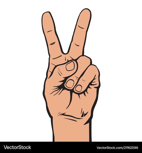 Hand Touching Art, Fingers Drawing, Finger Cartoon, How To Draw Fingers, Comic Pop Art, 2 Fingers, Cartoon Clip, Free Clipart Images, Line Art Vector