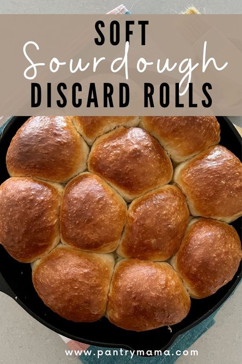 Sourdough Discard Rolls Recipe Discard Rolls, Sourdough Discard Rolls, Sourdough Dinner Rolls, Sourdough Rolls, Sourdough Bread Starter, Sourdough Starter Discard Recipe, Gluten Free Sourdough, Homemade Sourdough Bread, Bread Starter