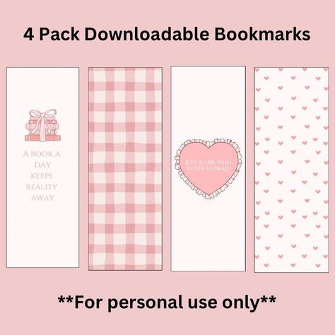 Pink Bookmark Ideas, Aesthetic Printable Bookmarks, Book Mark Printable Aesthetic, Book Mark Ideas Printables, Bookmark Ideas Aesthetic Printable, Book Mark Design Ideas, Aesthetic Bookmarks Design, Bookmark Design Printables, Book Mark Designs