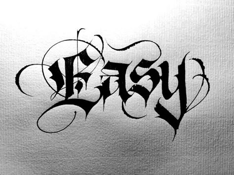 Gothic Calligraphy, Tattoo Lettering Alphabet, Gothic Lettering, Tattoo Lettering Design, Lettering Styles Alphabet, Tattoo Lettering Styles, Muster Tattoos, Graffiti Lettering Fonts, Tattoo Lettering Fonts