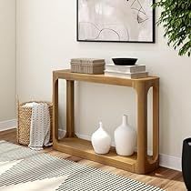 Entryway Table Modern, Narrow Entryway Table, Sofa Table With Storage, Wood Sofa Table, Black Console Table, Narrow Console Table, Into The Wood, Solid Wood Shelves, Couch Table