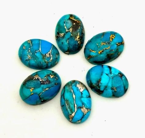 10 Pieces Blue Copper Turquoise Oval Shape Loose Smooth | Etsy Ancient Aztecs, Gemstone List, Copper Turquoise, Minerals And Gemstones, Rocks And Gems, Genuine Turquoise, Gems And Minerals, Natural Turquoise, Crystals Minerals