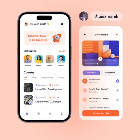 #ui #ux #uiux #uxui #dribbble #palette #colourpalette #uxdesigners #uxdesignmastery #uidesigns #uidesignpatterns #ecommercestore #uxbuddy #userinterfacedesigner #ui_gradient #uixnerd #websitebrainy #elearningapp #educationapp #courseapp #onlineeducation #onlinelearning #uitrends #designapp #uxresearch #uxigers Mobile App Ui Design, Student Apps, Case Study Design, Android App Design, Mobile App Games, Mobile Ui Patterns, Mobile App Design Inspiration, App Interface Design, Mobile Learning