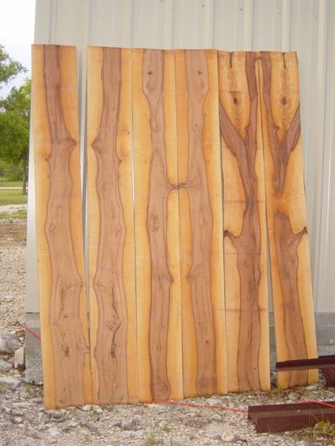 flat-sawed pecan Pecan Wood Projects, Wood Identification, Nails December, Pecan Wood, Hardwood Lumber, Wainscoting Panels, Koa Wood, Wood Works, Live Edge Wood