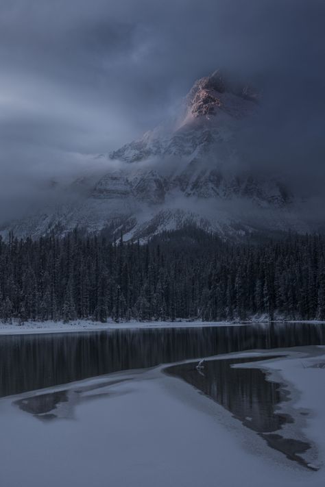 winter lake ice mountains fog forest nature Aesthetic Mountains, Fog Forest, Dark Mountains, Mountain Aesthetic, Mountains Aesthetic, Winter Lake, Snow Forest, Winter Mountain, Snowy Forest