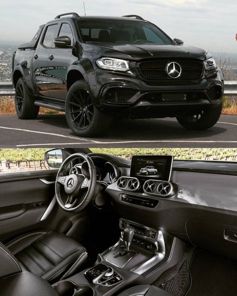 👑 LUXURY IS A LIFESTYLE 👑 on Instagram: “Mercedes Benz X-Class Pickup Truck 👑👑💪💪👊👊🔛🔝💯✔✌ 👉 @high_boss_life 👈 #highbosslife #mercedesbenz #g63 #amg #brabus #mercedesbenzxclass…” Mercedes Sports Car, Mercedes Sport, Mercedes Benz Suv, Benz Suv, Mercedes Benz World, Mercedes Benz Maybach, Mercedes Truck, G63 Amg, Mercedes Benz Trucks