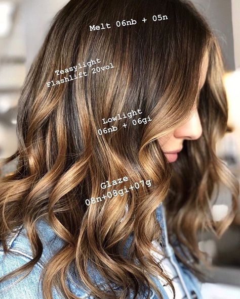 Redken on Instagram: “What's your favorite #Shades EQ color family? 👇⁣ ⁣ @colorbymarina 🇺🇸 says, "I’m obsessed with the #ShadesEQ GI family. I add them to most…” Balayage Formulas, Cosmetology Tips, Hair Theory, Color Formulations, Hair Formulas, Balayage Hair Tutorial, Diva Hair, Redken Hair Color, Color Formulas