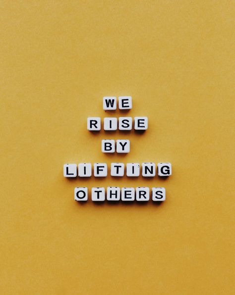 This piece was inspired during the spring of 2020 when the world was shutting down and we were all surrounded by so many unknowns. I felt more than ever that we all needed to rely on each other to uplift and inspire and encourage. WE RISE BY LIFTING OTHERS became my mantra and something I reminded myself of daily. It still holds deep meaning to me and is a concept I apply to every aspect of my life. Rise Quotes, We Rise By Lifting Others, Still I Rise, Deep Meaning, A Concept, Letter Beads, Artsy Fartsy, Growth Mindset, Quotes Deep