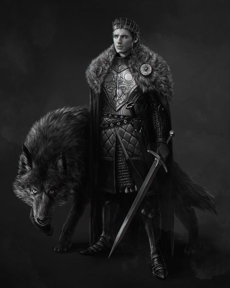 Robb Stark Art, Denis Maznev, Stark Children, Dessin Game Of Thrones, Wedding Feast, Game Of Thrones Artwork, Robb Stark, Asoiaf Art, Gra O Tron