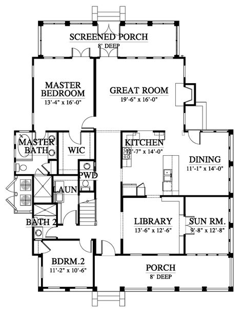 Eden with sunroom off library House With A Sunroom, House Plan With Sunroom Layout, Sunroom With Library, Floor Plan With Library, House With Sunroom Floor Plans, Floor Plans With Sunroom, House Plans With Library, Floor Plan With Sunroom, Sims 4 Sunroom