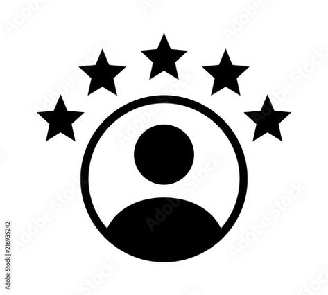 Stock Image: Customer experience or 5 star satisfaction rating flat vector icon for review apps and websites Stars, Customer Satisfaction Icon, Flat Vector, Customer Experience, Vector Icons, 5 Star, Stock Vector, Vector Images, Stock Images