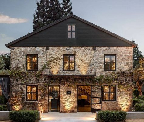 Old Stone, Stone Houses, Stone House, Napa Valley, Restoration Hardware, House Designs Exterior, House Inspiration, Future House, Windows And Doors