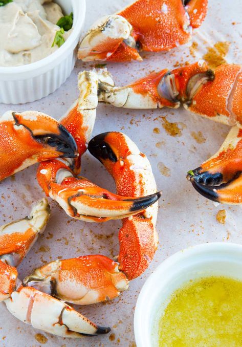 Jonah Crab Claws Recipe, Crab Claw Recipes, Scallops And Shrimp, Stone Crab Claws, Restaurant Style Recipes, Stone Crab, Bjs Wholesale, Delicious Seafood Recipes, Recipe For Breakfast