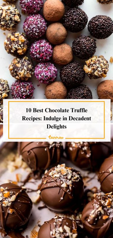 Indulge in decadent delights with the 10 Best Chocolate Truffle Recipes! 🍫✨       #ChocolateTruffles #DecadentDesserts #SweetIndulgence #Chocoholics #DishPulse Chocolate Truffles Box Gift Ideas, Orange Chocolate Truffles, Must Try Baking Recipes, Homemade Lindor Truffles, Black Forest Truffle, Boozy Truffles Recipe, Lindt Truffles Recipe, Almond Joy Truffles, Ganache Truffles Recipe