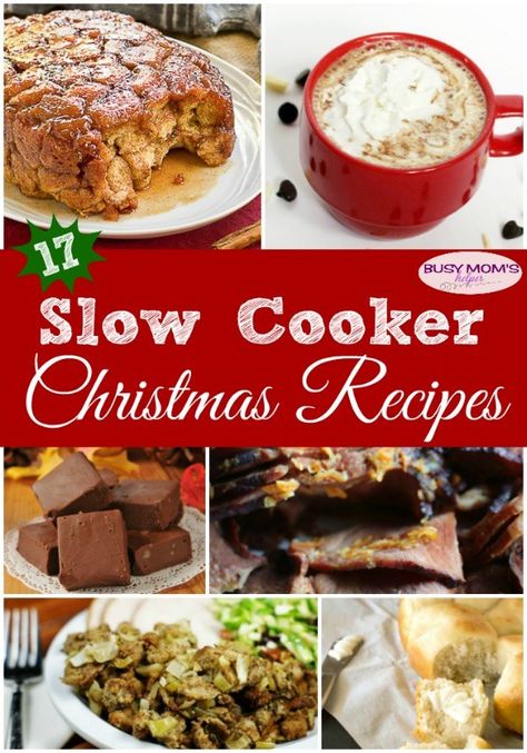 Best Winter Crockpot Recipes, Christmas Pot Luck Ideas Crock Pot, Crock Pot Entrees, Christmas Chicken Crockpot Recipes, Christmas Dinner Ideas Slow Cooker, Slow Cooker Finger Food, Christmas Crock Pot Recipes, Christmas Crockpot Side Dishes, Christmas Party Crockpot Recipes