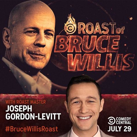 Joseph Gordon-Levitt to host Comedy Central Bruce Willis roast Comedy Roast, Gordon Levitt, Joseph Gordon, Joseph Gordon Levitt, Bruce Willis, Message Boards, Comedy Central, Reality Tv Shows, Tv News