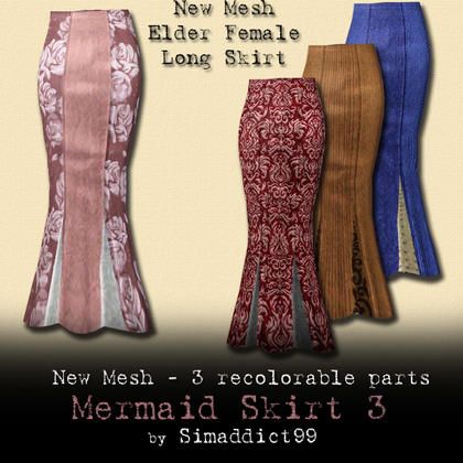 Mermaid Skirt Pattern, Pola Rok, Redo Clothes, Sims 4 Dresses, Barbie Clothes Patterns, Ankle Length Skirt, Fashion Vocabulary, Mermaid Style, Mermaid Skirt