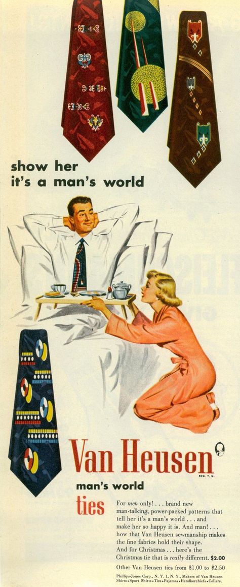 Tie ad with gender inequality and gender stereotypes What Is Gender, Christmas Ties, Gender Stereotypes, Gender Inequality, School Labels, Its A Mans World, Hard Body, Gender Studies, Old Ads