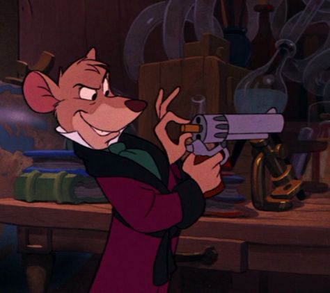 Basil Mouse Detective, The Great Mouse Detective Basil, Basil Great Mouse Detective, Basil The Great Mouse Detective, Detective Costume, Great Mouse Detective, Mouse Detective, Old Disney Movies, The Great Mouse Detective