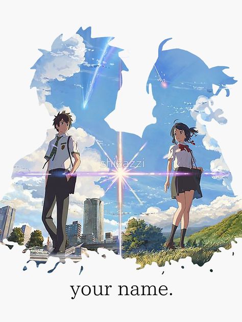 Your Name Background, Japanese Wallpapers, Kimi No Na Wa Wallpaper, Name Background, Name Drawings, Anime Wallpaper 1920x1080, Your Name Anime, Otaku Art, Name Sticker