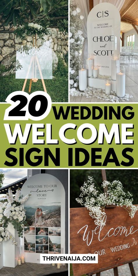 Make a statement with unique wedding welcome signs! 🌟💍 Explore creative ideas that reflect your personality and set the tone for your big day. Whether you prefer modern, vintage, or whimsical designs, find the perfect inspiration here. Don’t forget to save this pin for your wedding planning! 📌❤ Entrance Signs For Wedding, Wedding Sign Quotes Entrance, Wedding Welcoming Sign, Wedding Entrance Board Ideas, Wedding Welcome Sign Ideas Diy, Cute Wedding Welcome Signs, Welcome Wedding Sign Ideas, Wedding Signage Ideas Entrance, Diy Welcome Sign Wedding