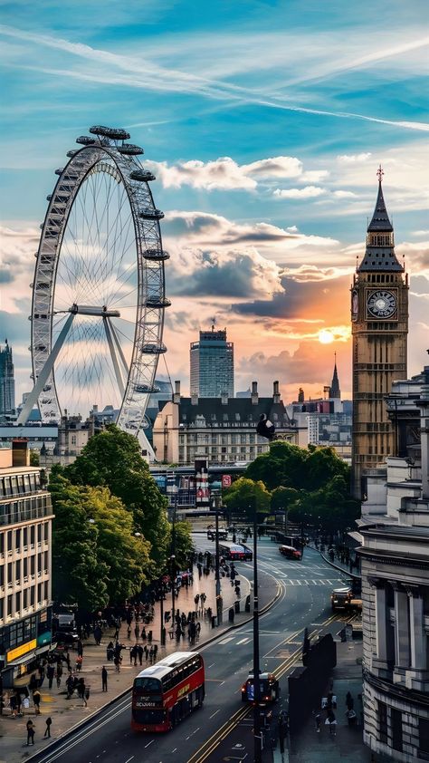 London City View, Streets Photography, London Cityscape, London Wallpaper, London Dreams, The London Eye, Urban Beauty, Scenery Photography, Pretty Landscapes