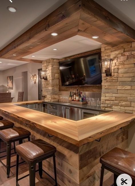 Indoor Bars For Home, Basement Bar Area, Bar Design Ideas, Home Bar Plans, Basement Bar Plans, Game Room Ideas, Crib Ideas, Basement Bar Design, Basement Bar Ideas