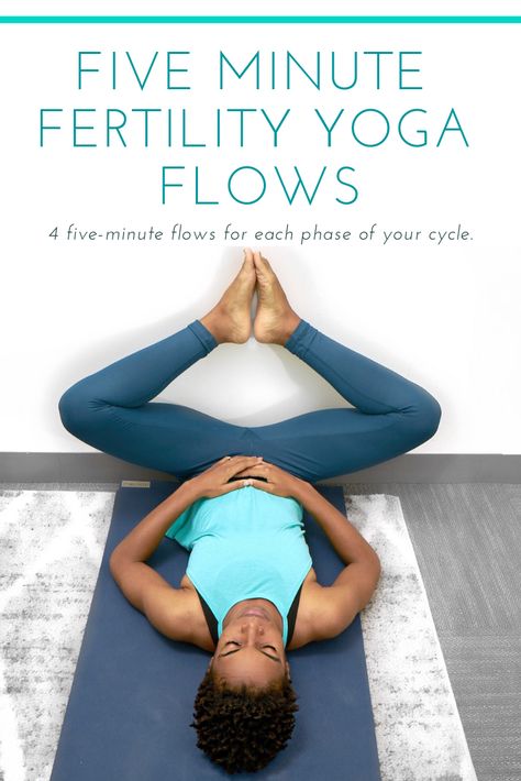 Five Minute Fertility Yoga Flows. Four different five minute yoga sequences for each phase of your cycle. Cycle Diet, Fertility Yoga Poses, Fertility Yoga, Yoga Flows, Fertility Health, Yoga Guide, Fertility Boost, Sup Yoga, Pumping Moms