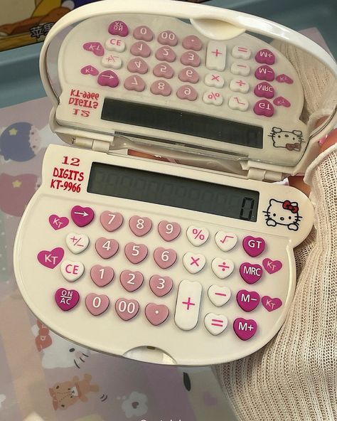 Hello Kitty calculator Now available in my shop! Search ‘JS7542’ to find it, Link in bio. Follow @cutelalacoshop for more cute items! #hellokitty #hellokittylover ##hellokittycore #hellokittystuff #calculator Hello Kitty Calculator, Aesthetic Calculator, School Calculator, Cute Calculator, School Shopping List, Cute Items, Romanticizing School, Stationary Items, Cool School Supplies