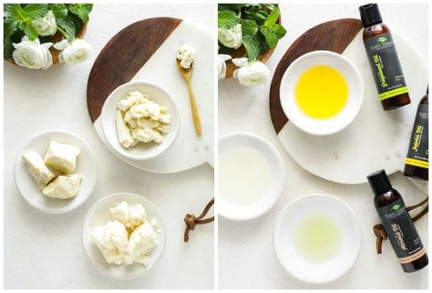 Homemade Ultra-Moisturizing Lotion (without Coconut Oil) - Live Simply Homemade Lotion Recipe, Formula Recipes, Homemade Body Butter, Shea Butter Lotion, Homemade Moisturizer, Lotion Recipe, Diy Lotion, Homemade Lotion, Moisturizing Lotion