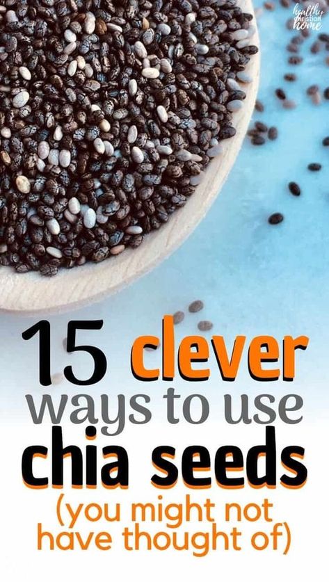 15 Weird and Wonderful Ways to Use Chia Seeds (benefits + recipes) Lose Water Weight Quick, Sprouting Chia Seeds, Chai Seed, Energy Bars Recipe, Lose Water Weight, Chia Benefits, Seeds Benefits, Chia Recipe, Chia Seeds Benefits