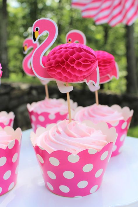 Pink Flamingo Cupcakes, Flamingo Donuts Ideas, Flamingo Cupcakes Ideas, Flamingo Party Food, Flamingo Cupcake Toppers, Flocking Fabulous, Lemon Glazed Donuts, Pink Flamingo Birthday, Birthday Flamingo