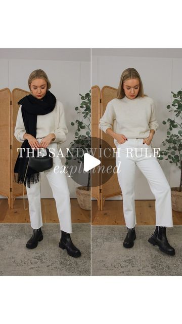 Lydia Tomlinson on Instagram: "THE SANDWICH RULE: A Comprehensive Guide. 
Links & tags to the piece will be in my stories and then saved to ‘reels’ highlight" Sandwich Rule Outfit, Lydia Tomlinson Outfits, Lydia Jane Tomlinson, Fashion Mistakes Woman, Lydia Tomlinson, Senior Style, Fashion Mistakes, Fashion World, Style Mistakes