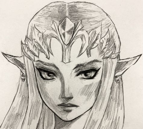 Nintendo, Balayage, Twilight Princess Zelda, Link Zelda, Twilight Princess, Zelda, Princess Zelda, Sketch