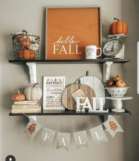 Fall Room Decor, Fall Living Room, Fall Decor Inspiration, Fall Thanksgiving Decor, Fall Deco, Farmhouse Fall Decor, Fall Halloween Decor, Seasonal Home Decor, Fall Decor Diy