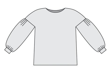 Slouch Top – Free pattern – Sew Different Long Sleeve Shirt Pattern, Unique Sewing Patterns, Sewing Patterns Free Women, Dress Sewing Patterns Free, Sewing Tops, Free Sewing Pattern, Make Your Own Clothes, Clothing Patterns Free, Dress Making Patterns