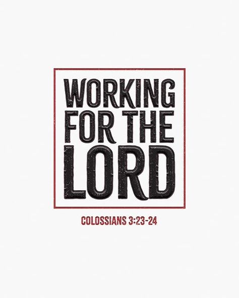 Working for the Lord Whatever you are doing, work at it with enthusiasm, as to the Lord and not for people, because you know that you will receive your inheritance from the Lord as the reward. Serve the Lord Christ. - Colossians 3:23-24 #newtestament #colossians #joy #work Work For The Lord, God Made You, Colossians 3, God Will Provide, Encouraging Quotes, Serve The Lord, Seeking God, Daily Bible Verse, Daily Bible