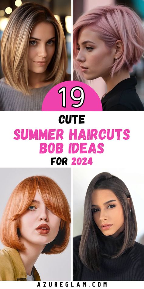 Elevate your summer style with the latest trends in bob haircuts for 2024. Our collection features a variety of chic options, including short pixie cuts and long bobs. Whether you're a brunette, blonde, or have brown hair, our trendy bob haircuts are designed to keep you looking fresh and stylish all season long. Don't miss out on these summer hairstyle trends for every hair type. Trendy Bob, Chic Bob, Summer Hair Trends, Bob Pixie, Trendy Bob Hairstyles, Mens Haircuts, Summer Haircuts, Long To Short Hair, French Elegance