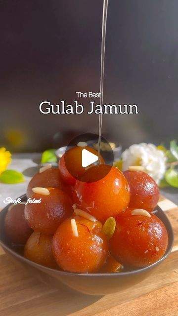 45K likes, 238 comments - shadi_faleel on November 13, 2023: "The Best Gulab jamuns !! Here’s how I make these pillowy soft and juicy golden balls. I’m sure you’ll love this recipe as much we do, and it’s time to treat yourself with this lushness on your joyful celebrations. Don’t forget to LIKE, SAVE, SHARE the reel and FOLLOW @shadi_faleel for more easy recipes. 2 cups Milk powder 1/2 cup Plain Flour 3 tbsp Semolina 1 tsp Baking soda 3/4 cup Milk 1/2 tbsp Ghee For the sugar syrup 3 cups Gulag Jamun Recipe, Homemade Gulab Jamun, How To Make Gulab Jamun, Indian Snacks Recipes Easy, Easy Sweets Recipes Indian, Gulab Jamun Recipe Video, Gulab Jamun Recipe With Milk Powder, Easy Snack Recipes Indian, Milk Powder Gulab Jamun Recipe