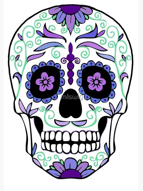 Skull Candy Drawing, Candy Skulls Drawing, Candy Skull Painting, Day Of The Dead Skull Drawing, Sugar Skull Painting Ideas, Sugar Skulls Drawing, Mexico Drawing Ideas, Sugar Skull Drawings, Sugar Skulls Coloring Pages