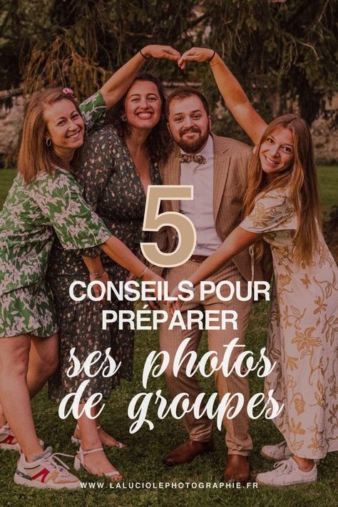 Des photos de groupes originales pour votre mariage, ça ne s'invente pas à la dernière minute ! Je vous donne ici mes conseils de photographe de mariage pour préparer au mieux cette séance photo avec vos proches. #photogroupemariage #photosmariageoriginales #photosmariagefamille Wedding Day, Wedding Poses, Paris, Seance Photo