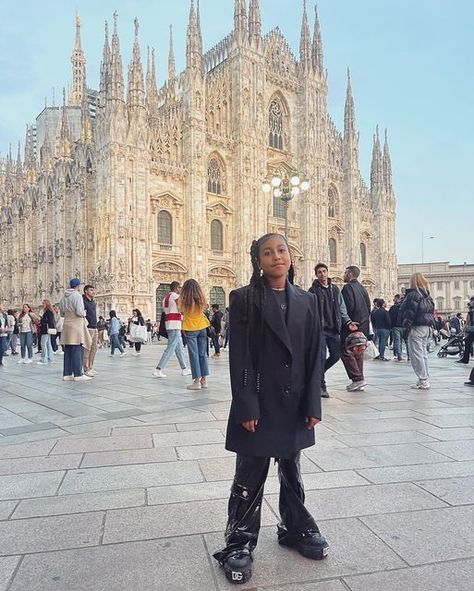 Kim Kardashian on Instagram: "Site Seeing" North West Kim Kardashian, North West Style, All The Kardashians, Leather Face Mask, Preppy Vsco, Kim Kardashian Kanye West, Kardashian Jenner Family, Kardashians And Jenners, Kim Kardashian And Kanye