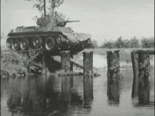 russia tank ww2 GIF Bridge Engineering, Soviet Tank, Russian Tanks, Ww2 Tanks, World Of Tanks, Engineering Technology, Tanks Military, Armored Vehicles, Military History