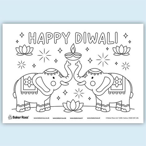 Diwali Elephant, Diwali Craft Ideas, History Printables, Diwali Crafts, Diwali Card, Cardboard Crafts Kids, Art And Craft Supplies, Elephant Poster, Lesson Plans For Toddlers