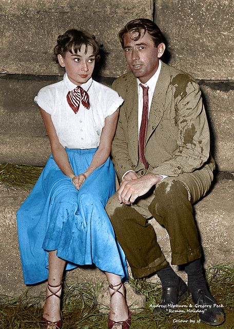 Audrey Hepburn & Gregory Peck (1) | Roman Holiday | oneredsf1 | Flickr Audrey Hepburn Roman Holiday, William Wyler, Audrey Hepburn Photos, Old Hollywood Movie, Black And White Movie, Gregory Peck, Hollywood Cinema, Hollywood Men, Roman Holiday