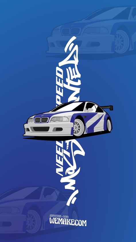 Grégory Eudier I We. on Instagram: "🅑🅛🅐🅒🅚🅛🅘🅢🅣 #1 Need For Speed Most Wanted M3 GTR 🔵⚪️ Artworks ▶️ @wemakecom #nfsmw2005 #nfsmw #nfs #needforspeed #needforspeedmostwanted…" Need For Speed Mustang, Need For Speed Cars, Kereta Sport, Need For Speed Most Wanted, Facebook Ads Campaign, Bmw Art, Motor Mobil, L Quotes, Ads Campaign