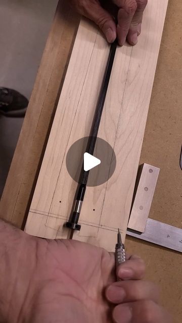 Swisher Guitars on Instagram: "Lining up the fretboard to the neck blank with positioning pins and routing in the truss rod channel. 
.
.
.
#guitars #luthier #guitarmaker #luthiery #trussrod #luthiers #guitar #electricguitar #arizona #handmadeguitars #customguitars #router #guitarbuilder" Luthier Tools, Guitar Making, Lining Up, Guitar Neck, Custom Guitars, Router, Electric Guitar, Arizona, Guitar